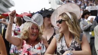 Ladies' Day at Epsom racecourse