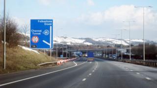 M20 Junction 11a coastbound