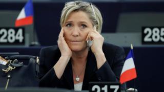 Marine Le Pen in European Parliament, 17 Jan 17