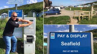 Robert Braddick at Seafield carpark