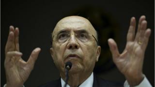 O ministro da Fazenda, Henrique Meirelles
