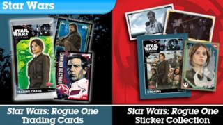 Topps Star Wars card collection