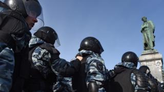 Акция протеста в Москве
