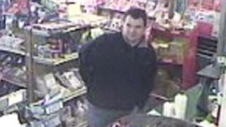 CCTV image of man in former Chain Lane Post Office