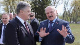 Порошенко и Лукашенко