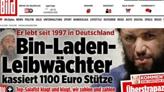 Bild headline - screenshot