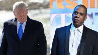 Donald Trump and Jay-Z