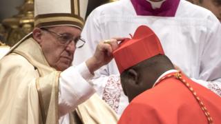 Kadinali Dieudonne Nzapalainga, kutoka Bangui, Jamhuri ya Afrika ya Kati ni kati ya walioteuliwa.