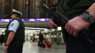 Полиция в аэропорту Франкфурта