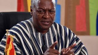 Ghana's President John Mahama