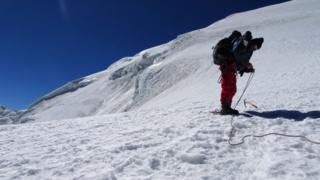 Robert Rauch en la montaña.