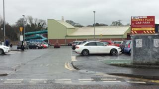 The incident happened in the Railway Place car park in the town