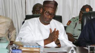 Aljahi Adamu Mu'azu a wani taron PDP