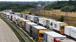 Operation Stack in July on the M20 in Kent