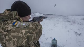 Украинский солдат