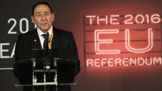 Chief Executive of Manchester City Council Sir Howard Bernstein announces the northwest results