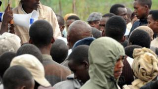 Impunzi z'Abanyekongo mu nkambi ya Nkamira mu 2012