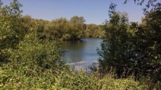 Lake at Lee Valley Park