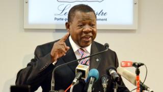 Lambert Mende, porte-parole du gouvernement congolais