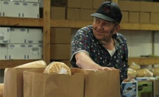 Local man in Jamestown's food bank
