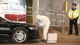 Forensics at Brighton road rage assault