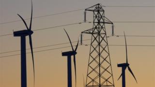 electricity pylons