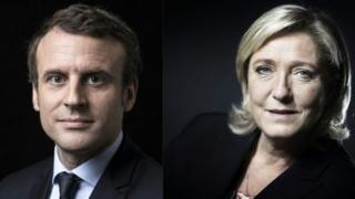 Emmanuel Macron (ibumoso) yafashwe nk'uwitwaye neza mu kiganiro mpaka cyabanje