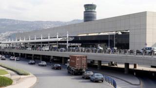 A general view shows Beirut's international airport, Lebanon November 21