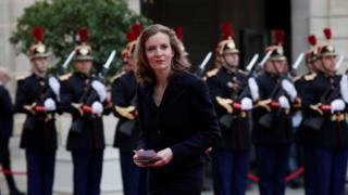 French politician Nathalie Kosciusko-Morizet, member of the Republicans political party, arrives to attend the handover ceremony between French President-elect Emmanuel Macron and outgoing President Francois Hollande at the Elysee Palace in Paris, France, 14 May 2017