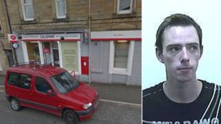 Galashiels post office raid