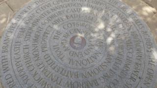 Cotswold Way marker stone