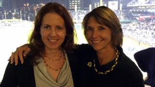 Erin Gibson Allen (left) with Judge Lisa Pupo Lenihan