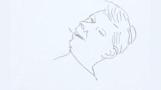 Norman did not complete his last sketch of Pat