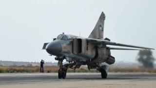 МиГ-23 аскер учагы советтик өндүрүштөн чыгарылган.