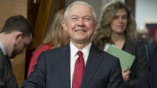 セッションズ氏は昨年の大統領選で早くからトランプ氏を支持していた