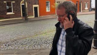 David Stevenson outside Carlisle Crown Court