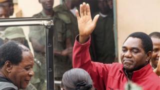 Umukuru w'abatavugarumwe n'ubutegetsi, Hakainde Hichilema, araregwa ubugambanyi