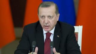 Türkiyə prezidenti Recep Tayyip Erdoğan. Foto: 10 mart 2017