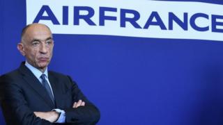 Air France-KLM CEO Jean-Marc Janaillac. File checklist