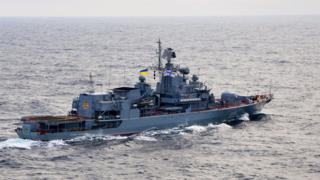 Коли в Україні відбувалась революція, "Гетьман Сагайдачний" був в Аденській затоці