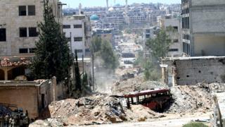 Indege z'ingwano z'igisirikare ca Syria zasubiye kurasa Aleppo