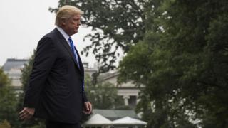 Trump at the White House