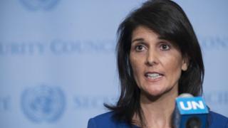 Amerika Birleşik Devletleri'nin Birleşmiş Milletler (BM) Büyükelçisi Nikki Haley