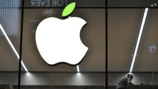 Apple logo verde
