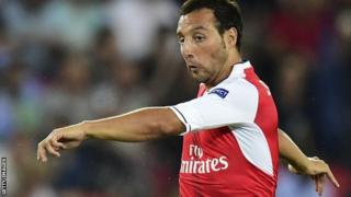 Kiungo wa kati wa Arsenal Santi Cazorla