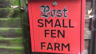 David and Ann Usher's postbox