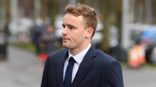 Otto Putland arriving in court