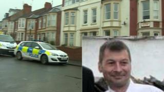 Murder scene and Matthew Davis