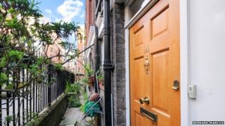 Front door of Covent Garden council flat