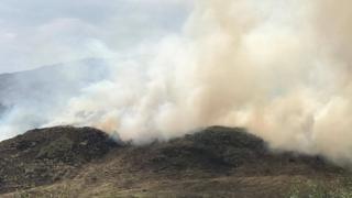 An teine an Gleann Fhionghain